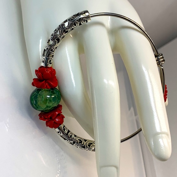 STRENGTH NATURAL BRACELET 6cm diameter - Picture 2 of 6